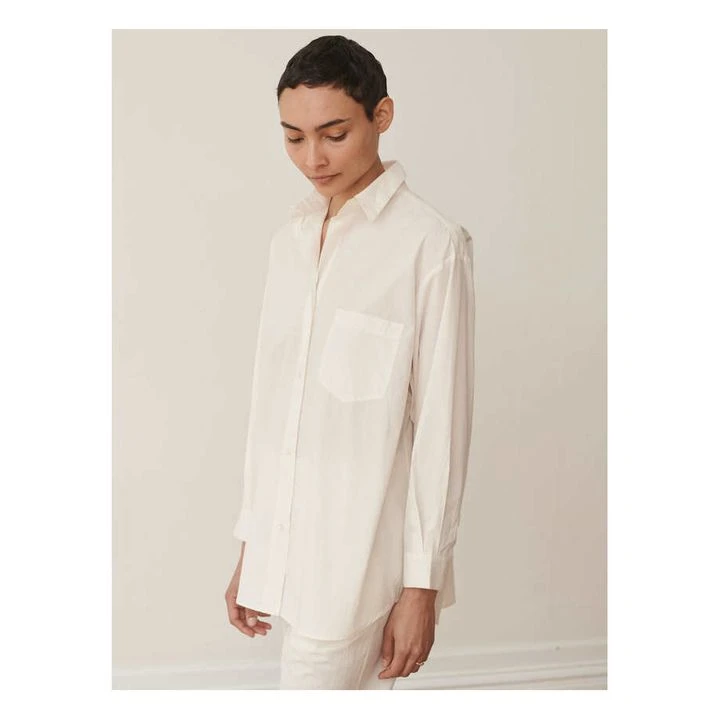 Edgar Organic Cotton Shirt | Ecru 7 Edgar Organic Cotton Shirt | Ecru - Image 5