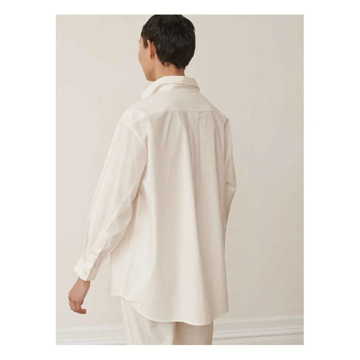 Edgar Organic Cotton Shirt | Ecru 8 Edgar Organic Cotton Shirt | Ecru - Image 6