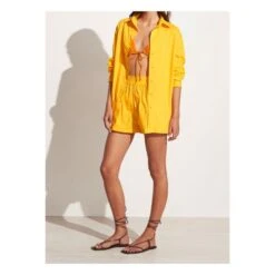 Faithfull The Brand Daija Shirt | Lemon Yellow -A.P.C. Store unnamed file 59