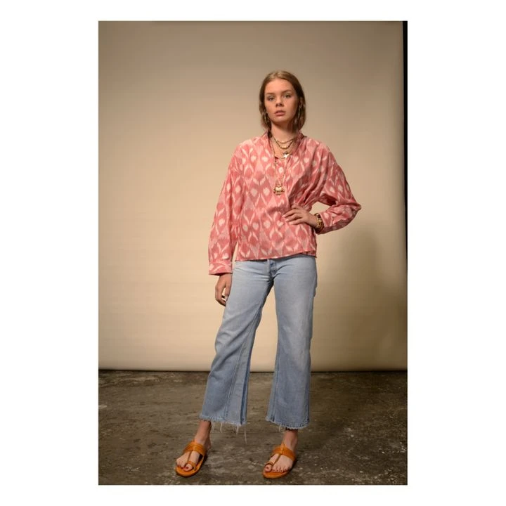 Ikat Shirt | Pink 6 Ikat Shirt | Pink - Image 4