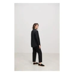 Edgar Organic Cotton Poplin Shirt | Black -A.P.C. Store unnamed file 606