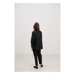 Edgar Organic Cotton Poplin Shirt | Black -A.P.C. Store unnamed file 607