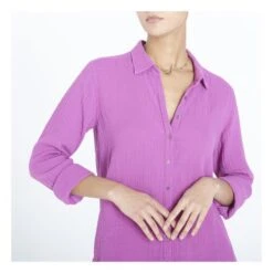 Scout Cotton Muslin Shirt | Mauve -A.P.C. Store unnamed file 633