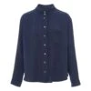 Finley Cotton Muslin Shirt | Navy Blue -A.P.C. Store unnamed file 635