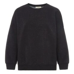 Chebbi Flecked Cotton Sweatshirt | Black