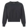 Boxy Organic Fleece Sweatshirt | Black -A.P.C. Store unnamed file 705