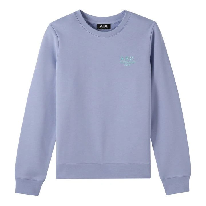 A.P.C. Skye Organic Cotton Sweatshirt | Lilac 3 A.P.C. Skye Organic Cotton Sweatshirt | Lilac