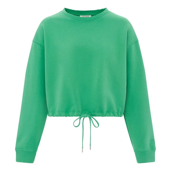 Organic Fleece Tie Sweatshirt | Green 3 Organic Fleece Tie Sweatshirt | Green