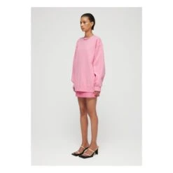 Oversized Organic Cotton Sweatshirt | Pink -A.P.C. Store unnamed file 722