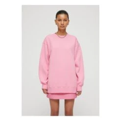Oversized Organic Cotton Sweatshirt | Pink -A.P.C. Store unnamed file 723