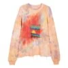 Anacapa Tie And Dye Organic Cotton Sweatshirt | Peach 1 Anacapa Tie And Dye Organic Cotton Sweatshirt | Peach -A.P.C. Store unnamed file 733