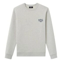 A.P.C. Skye Organic Cotton Sweatshirt | Heather White