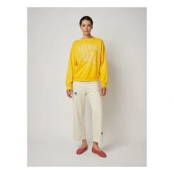 Bobo Choses Living In A Shell Organic Cotton Sweatshirt | Yellow -A.P.C. Store unnamed file 781
