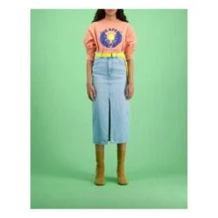 Louis Love Organic Cotton Sweatshirt | Powder Pink -A.P.C. Store unnamed file 785