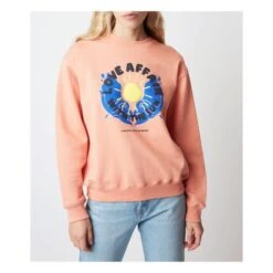 Louis Love Organic Cotton Sweatshirt | Powder Pink -A.P.C. Store unnamed file 786