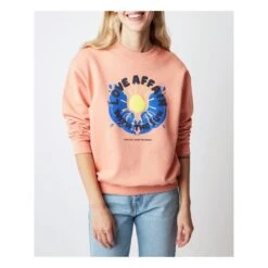 Louis Love Organic Cotton Sweatshirt | Powder Pink -A.P.C. Store unnamed file 787