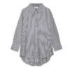 ANINE BING Mika Striped Shirt | Grey -A.P.C. Store unnamed file 80