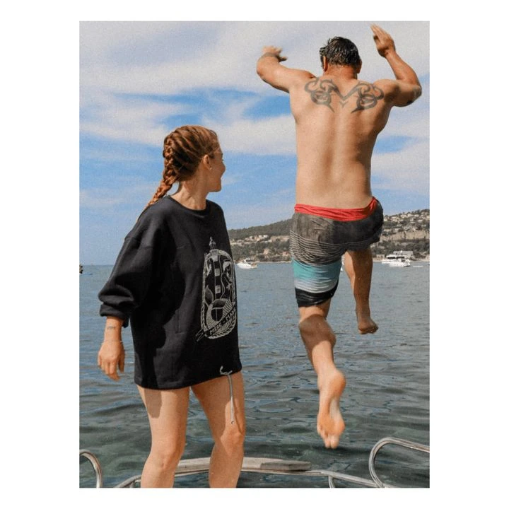 Mère-made Breastfeeding Sweatshirt | Navy Blue 9 Mère-made Breastfeeding Sweatshirt | Navy Blue - Image 7