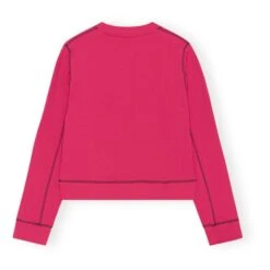 Isoli Ganni Rock Organic Cotton Sweatshirt | Fuchsia 10 Isoli Ganni Rock Organic Cotton Sweatshirt | Fuchsia -A.P.C. Store unnamed file 844