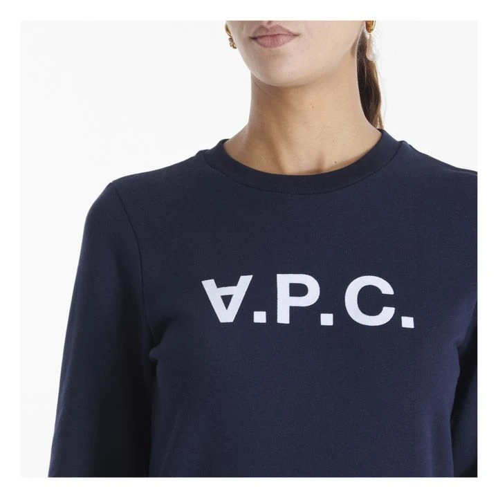 A.P.C. Viva Sweatshirt | Navy Blue 6 A.P.C. Viva Sweatshirt | Navy Blue - Image 4
