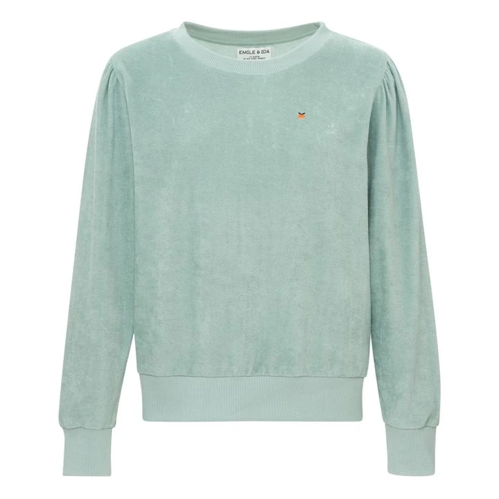 Terry Cloth Sweatshirt | Light Blue 3 Terry Cloth Sweatshirt | Light Blue