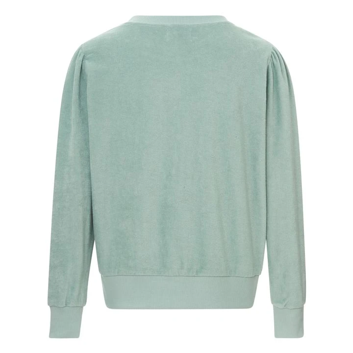 Terry Cloth Sweatshirt | Light Blue 4 Terry Cloth Sweatshirt | Light Blue - Image 2