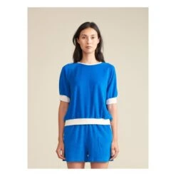 Bellerose Chila Terry Sweater - Women’s Collection | Blue -A.P.C. Store unnamed file 894