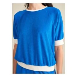 Bellerose Chila Terry Sweater - Women’s Collection | Blue -A.P.C. Store unnamed file 896