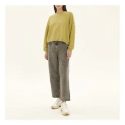 American Vintage Hapylife Sweater | Marled Khaki -A.P.C. Store unnamed file 908