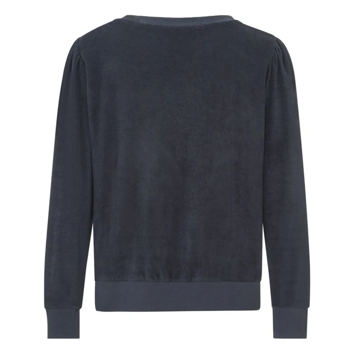 Terry Cloth Sweatshirt | Charcoal Grey 4 Terry Cloth Sweatshirt | Charcoal Grey - Image 2