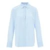 Beau Cotton Poplin Shirt | Blue