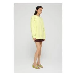 Oversized Organic Cotton Sweatshirt | Lemon Yellow 10 Oversized Organic Cotton Sweatshirt | Lemon Yellow -A.P.C. Store unnamed file 996